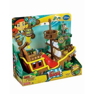 DISNEY JAKES MUSICAL PIRATE SHIP BUCKY NEVER LAND PIRATES *NEW*