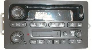 GMC Envoy BOSE Delco CD Cassette 10359573 radio. New OEM factory