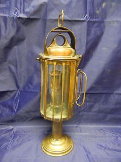 ANTIQUE FRENCH SCONCE CARRIAGE LAMP LANTERN LUCHAIRE PARIS STEAMPUNK