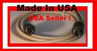 Pin Male to Male 20 Feet Long Cable, Made in USA High Quality Product