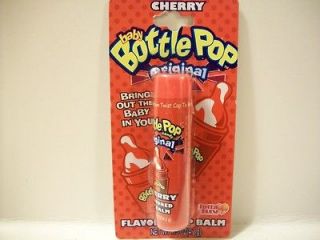 Lotta Luv Baby Bottle Pop Candy Cherry Flavored Lip Balm