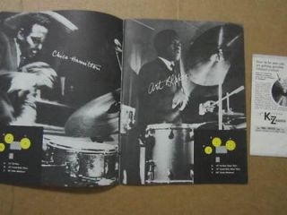 cymbal book vtg jazz drum hero buddy rich k istanbul catalog old