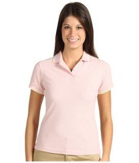 Fred Perry Twin Tipped Womens Polo Shirt Made England Silver/Pink 12US