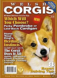 WELSH CORGIS of Dog Fancy Magazine TRAINING Pembroke CARDIGAN Kennel