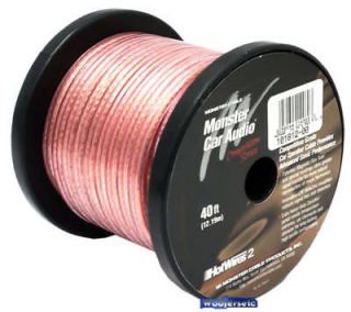 HWMS 40 MONSTER CABLE 40 FEET SPEAKER WIRE FAST SHIPPIN
