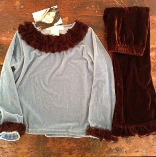 NWT Greggy Girl velour outfit size 6