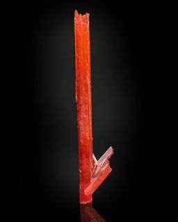 Neon Flame Red Orange CROCOITE Hollow Square Crystal Adelaide