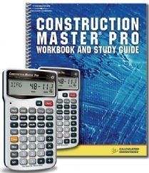 Construction Master Pro Calculator 4065 w/Workbook 2140