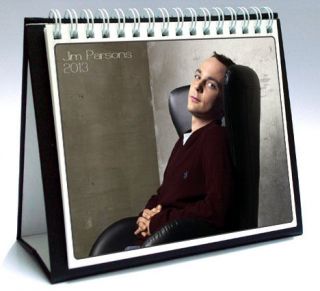JIM PARSONS 2013 Desktop Holiday Calendar THE BIG BANG THEORY Sheldon