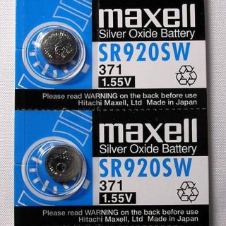 SR920SW 371 Silver Oxide Battery 1.55V Cell Coin Button Batteries