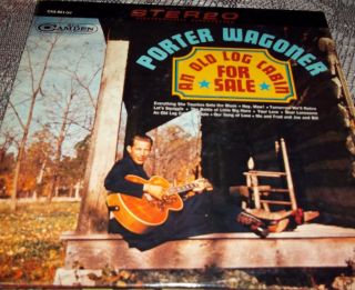Vintage LP Record An Old Log Cabin For Sale Porter Wagoner, 1965