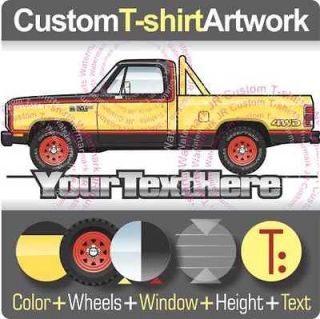 Custom T shirt for 1981 93 Dodge Macho Power Ram D150 D250 D350 Truck
