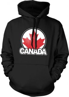 Canada Flag Hoodie Pullover Sweatshirt Country Pride Canadian Maple