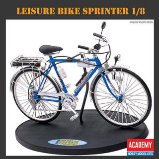 new Leisure Bike Sprinter 1/8 Academy Model Kit Interior Decor Bicycle