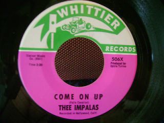 ORIG PRESSING MINT/M  GARAGE LATIN 45~THEE IMPALAS~COME ON UP/OH YEAH