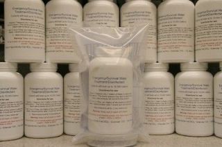 Calcium Hypochlorite Emergency/Survival Water purifier 1lb treats