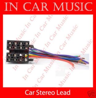 Sony Car Radio CD Player Stereo ISO Lead Loom wires