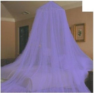 PURPLE BED CANOPY MOSQUITO NETTING FITS TWIN   QUEEN 