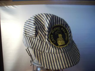 Vintage Cass Scenic Railroad Conductors Hat