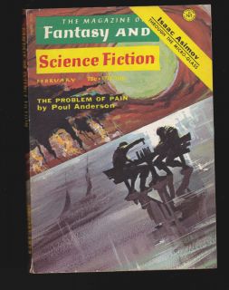 1973 Magazine of Fantasy & Science Fiction  Poul Anderson, Carol Carr