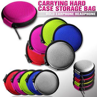 Carrying Hard Case Storage Bag hold Earphone Headphone ipod Shuffle
