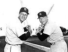 YANKEES MICKEY MANTLE FAVORITE PLAYER STAN MUSIAL CARDINALS TOGETHER
