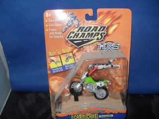 ricky carmichael road champs motorcycle action figure 2000