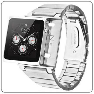 Wrist Watch Band for Apple iPod Nano / iWatch Metal Stainless Steel