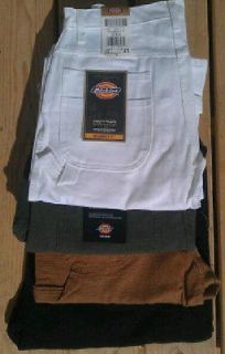 NWT   DICKIES Relaxed Fit Duck Carpenter Jeans for Men *Irregular*