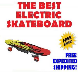 Cool Electric Powered Skateboard Skate Board Motorized Skateboarding