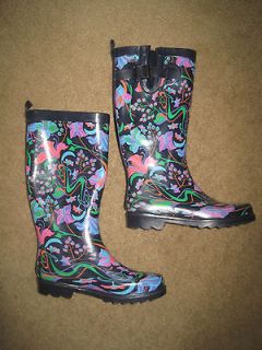 capelli new york rain boots size 6 
