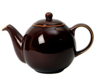 London Pottery Globe Teapot Rockingham Brown 6 Cup NEW