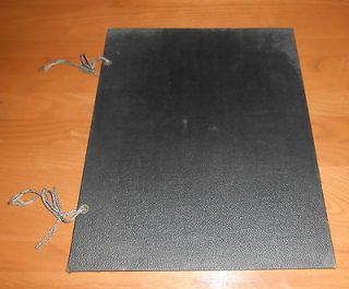 Vintage Sheet Music Binder Folder Holder Black