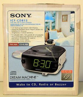 Sony Dream Machine ICF CD815 AM FM CD Alarm Clock Radio Snooze Dimmer