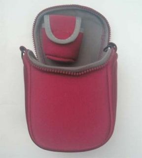 Soft Camera Case Bag For Nikon V1 J1 10 30mm 30 110mm lens Hot Pink