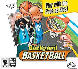 BACKYARD BASKETBALL Mac/PC CD ROM Players As Kids Video Game Sports