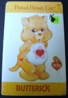 Butterick CARE BEAR COUSINS Pattern #369 Proud Heart CAT