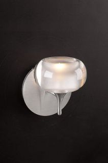 PLC Lighting 259 SN Clear With Inside Frost Castille Wall Sconce