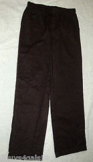 Womens WHITE STAG Pull On CASUAL PANTS Wide Leg Black S 4 6 M 8 10 L