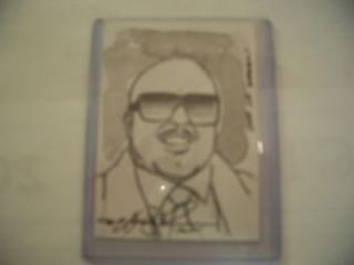 2012 Leaf National Exclusive Sketch Card 1/1 Hand Drawn Cee Lo Green
