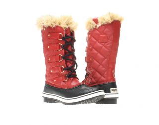 Sorel Tofino Chilli Pepper/Black Womens Winter Boots NL1779 601