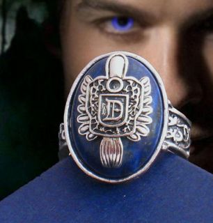 THE VAMPIRE DIARIES Season 1 2 3 Damon Salvatore D Silver Ring Size 10
