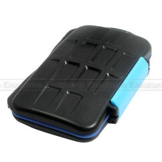 shock Water Proof Digital Camara Memory Card Case for 4 CF 8 SD MC 2