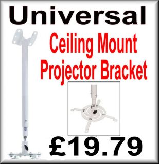 Universal Projector Ceiling Mount Bracket £19.79 Free Adjustment Che