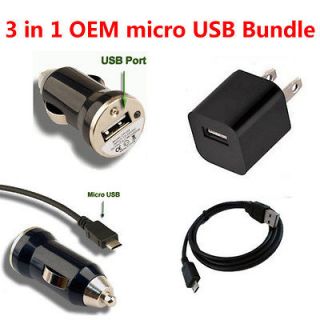 CAR+HOME WALL CHARGER+ DATA CABLE FOR Samsung Haven SCH U320