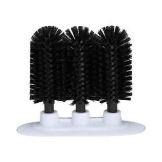 Bar Glass Washing Brush Device for Kitchen cup cleaner 3 brushes