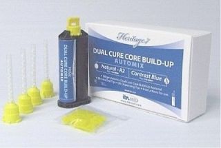 Automix Dual Cure Core Material Build Up 20 Intraoral Tips Dental Blue