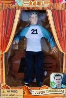 Justin Timberlake Doll   NSync Collectible New in Box