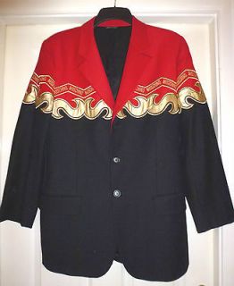 100%Unisex DESIGNER Flamboyant MOSCHINO Jacket (Micheal Jackson