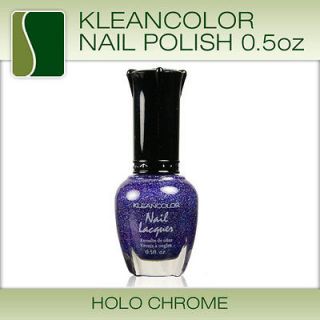 KleanColor Nail Polish Lacquer Holo Chrome Top Coat Clean Manicure